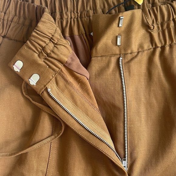 MM Lafleur The Shane 2.0 Drawstring Pant Everyday Twill In Acorn NWT Size 4 - Picture 13 of 15